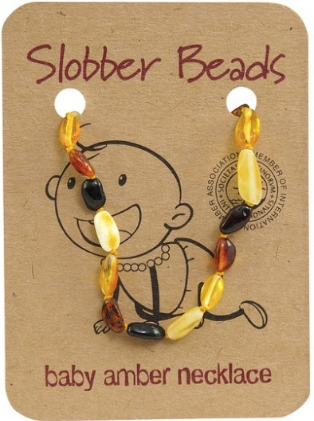 Slobber Beads Baby Amber Necklace