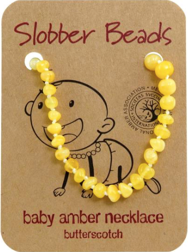Slobber Beads Baby Amber Necklace