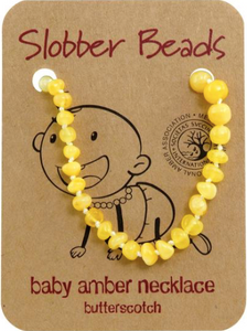 Slobber Beads Baby Amber Necklace