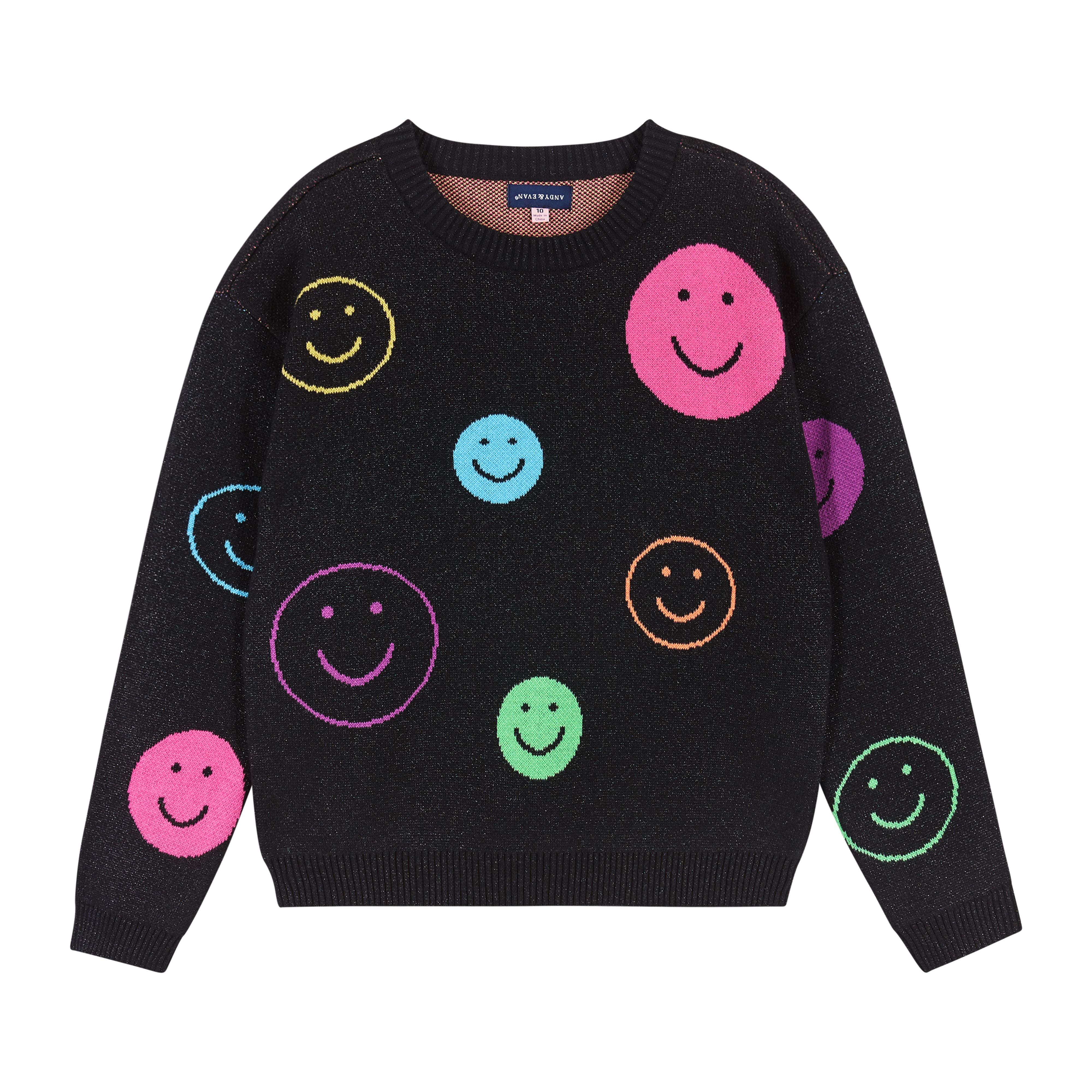 Multi Color Smiley Sweater