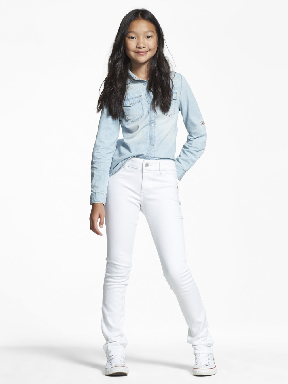 DL1961 Chloe White Skinny Jean