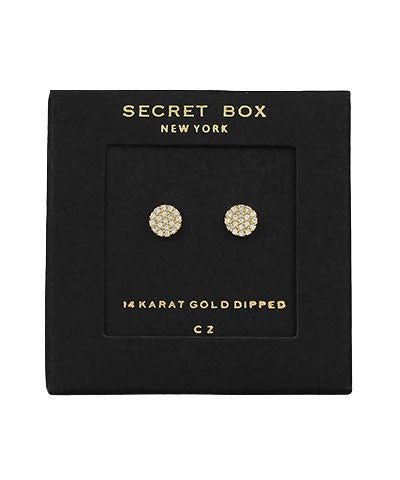 SB CZ Paved Circle Studs