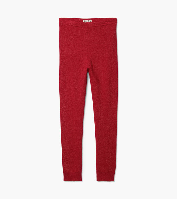 Hatley Red Shimmer Leggings