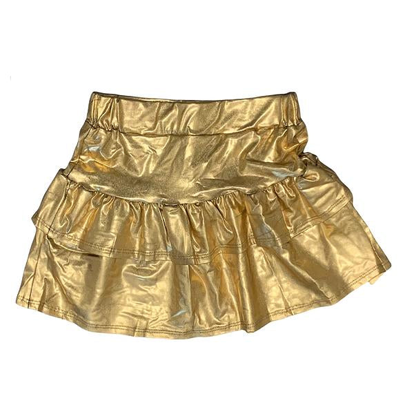 Gold Metallic Toddler Skirt