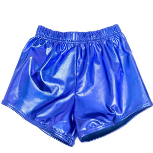 Royal Blue Metallic Wind Short