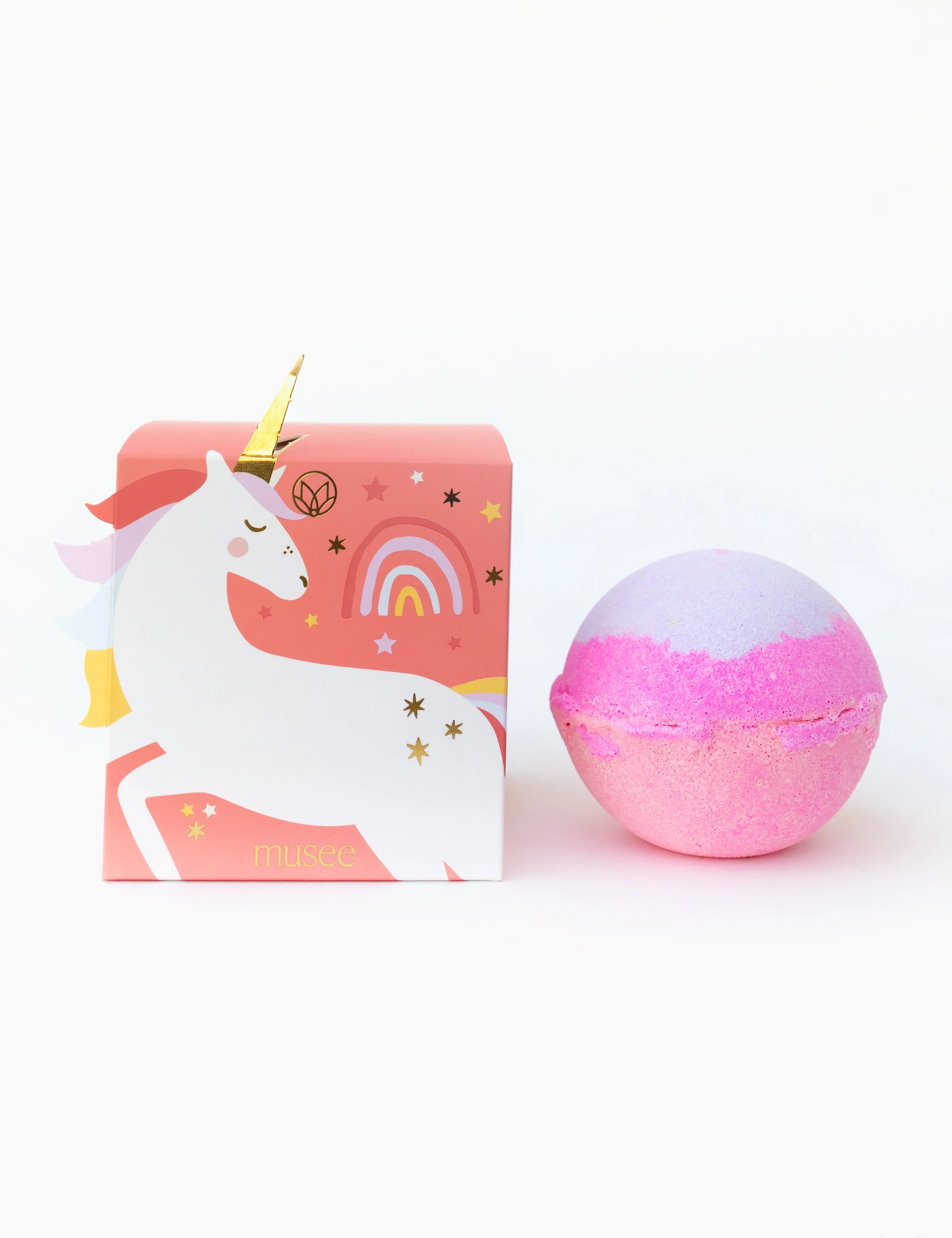 Musee Unicorn Boxed Bath Bomb