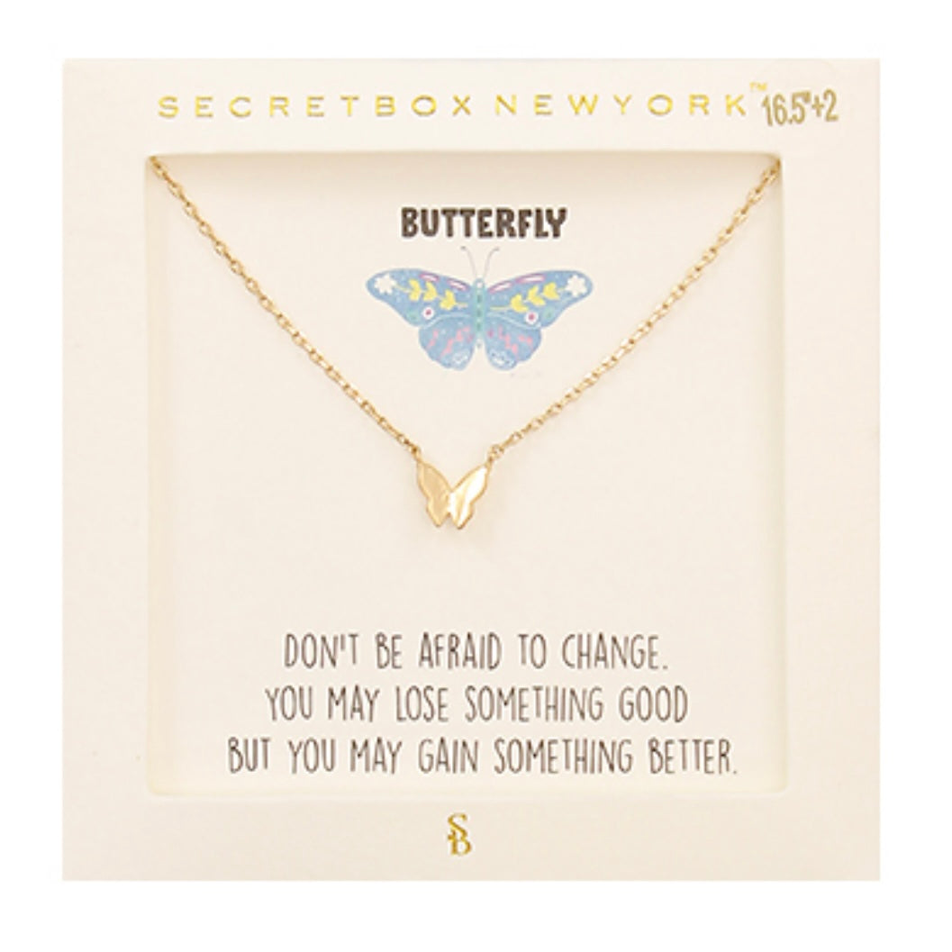 Butterfly Pendant Necklace