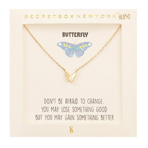 Butterfly Pendant Necklace