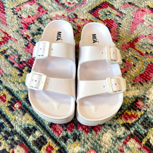 MIA Little Kiana White Sandals