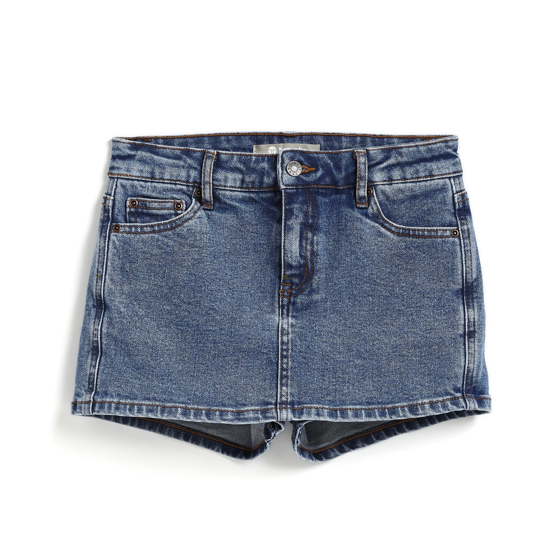 Tractr Mini Denim Skort