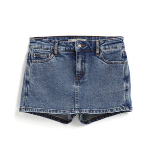 Tractr Mini Denim Skort