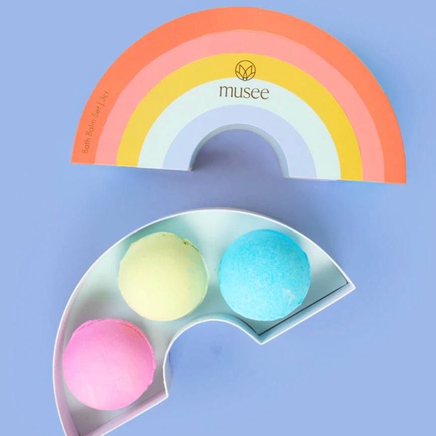 Musee Rainbow Bath Bomb Set