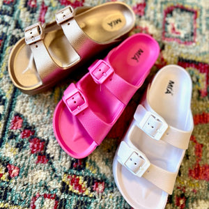 MIA Little Kiana Rose Gold Sandals