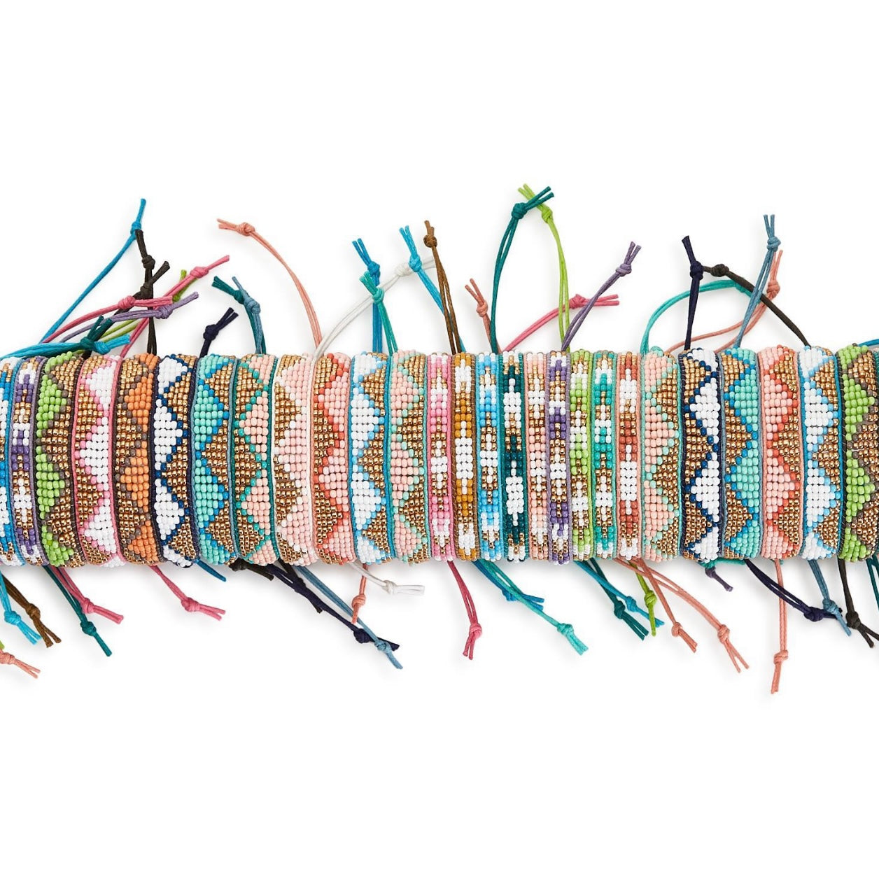 Color Beads Adjustable Bracelet