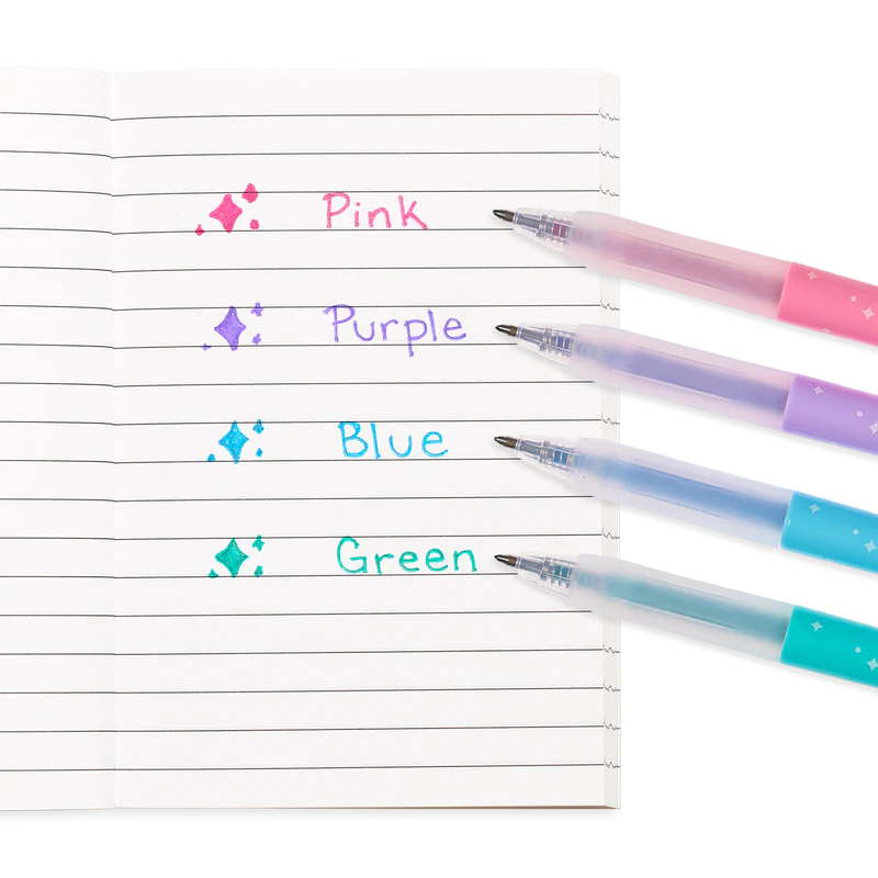 Oh My Glitter! Gel Pens - Set of 4