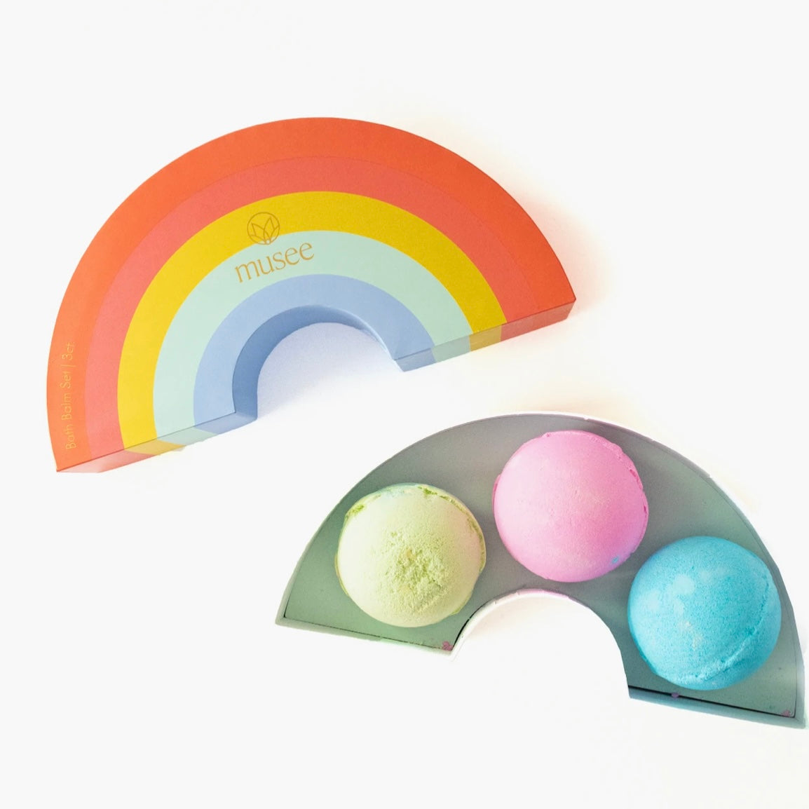 Musee Rainbow Bath Bomb Set