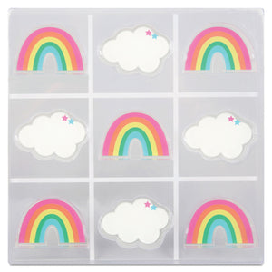 Rainbow Lucite Tic Tac Toe