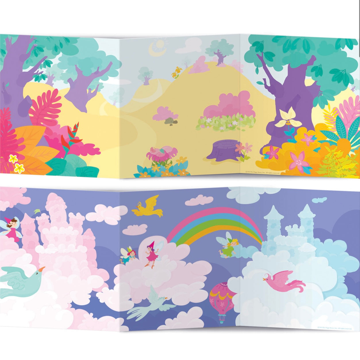 Unicorn Land Sticker Activity Tote