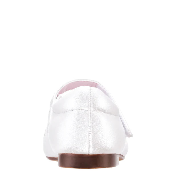 Nina Elodee White Shimmer Mary Jane