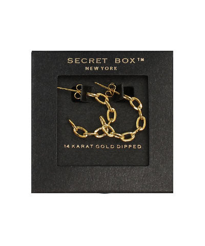 Small Chain Hoops