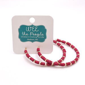 Rubber Bead Hoops