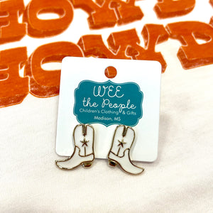 Western Boots Earrings