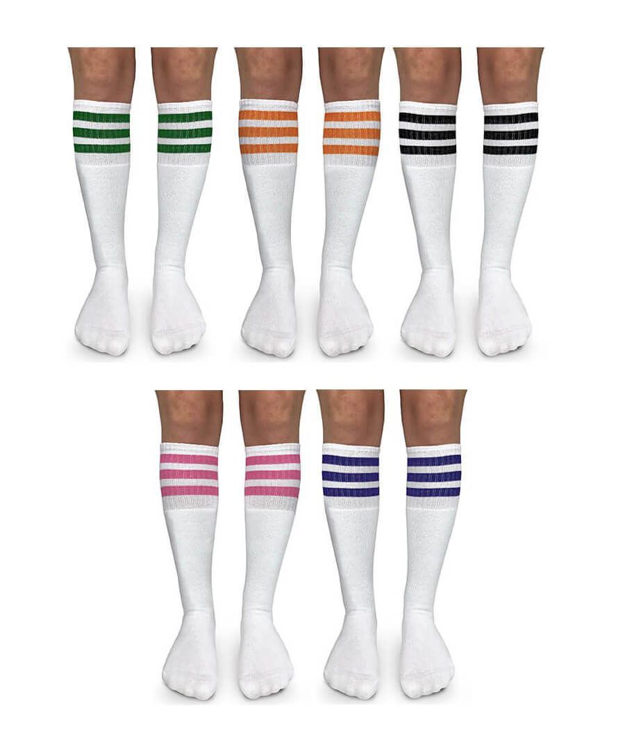 Jefferies Socks Stripe Knee High Socks