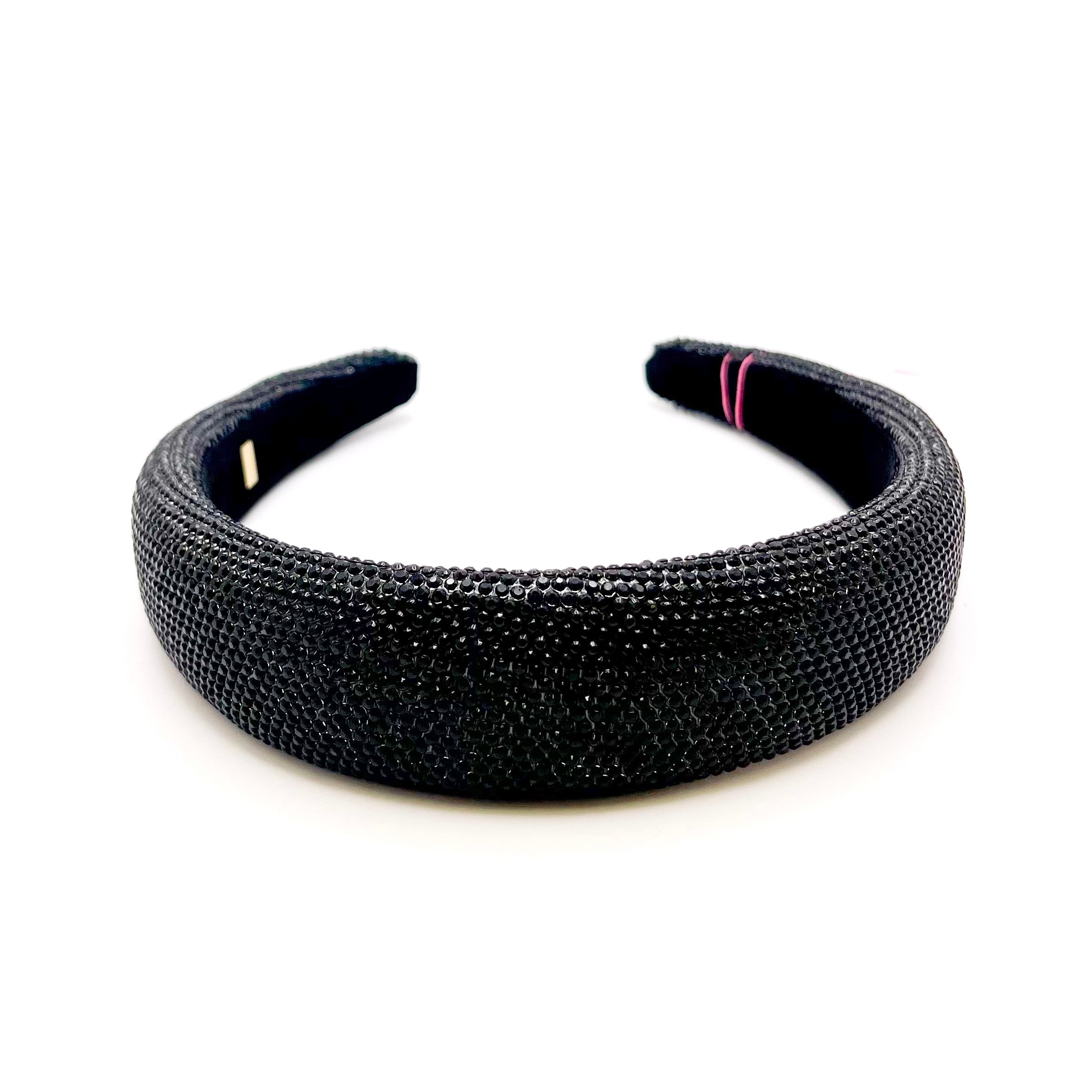 Bari Lynn Black Crystal Headband
