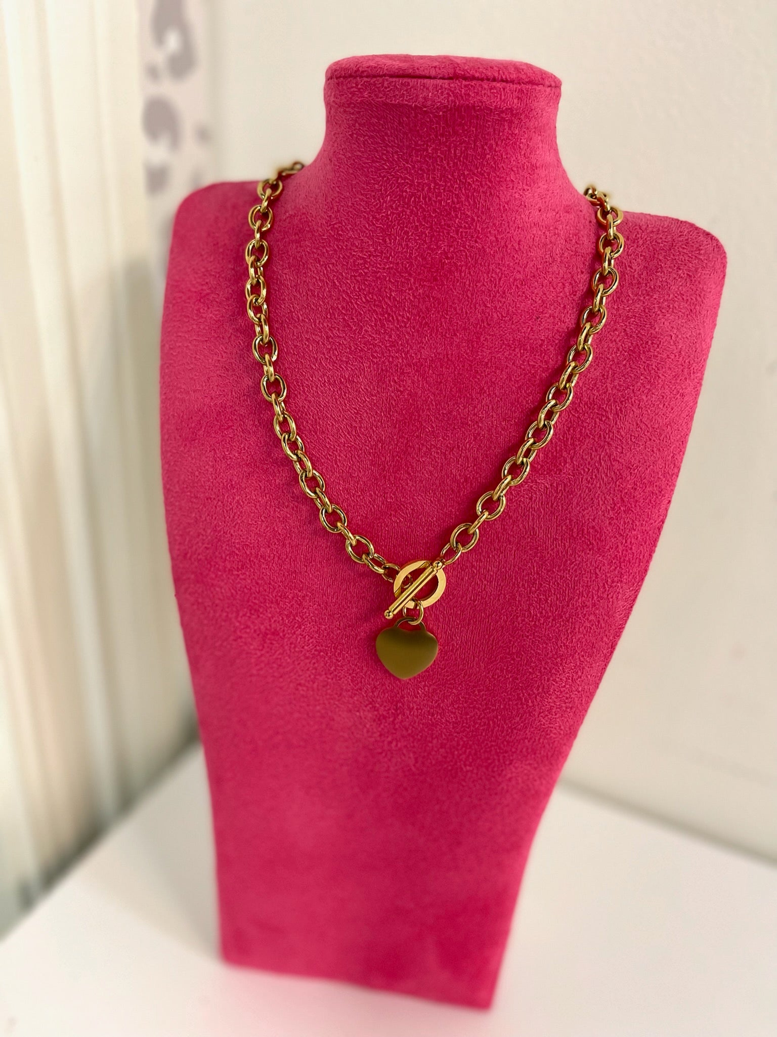 Gold Necklace & Bracelet Set