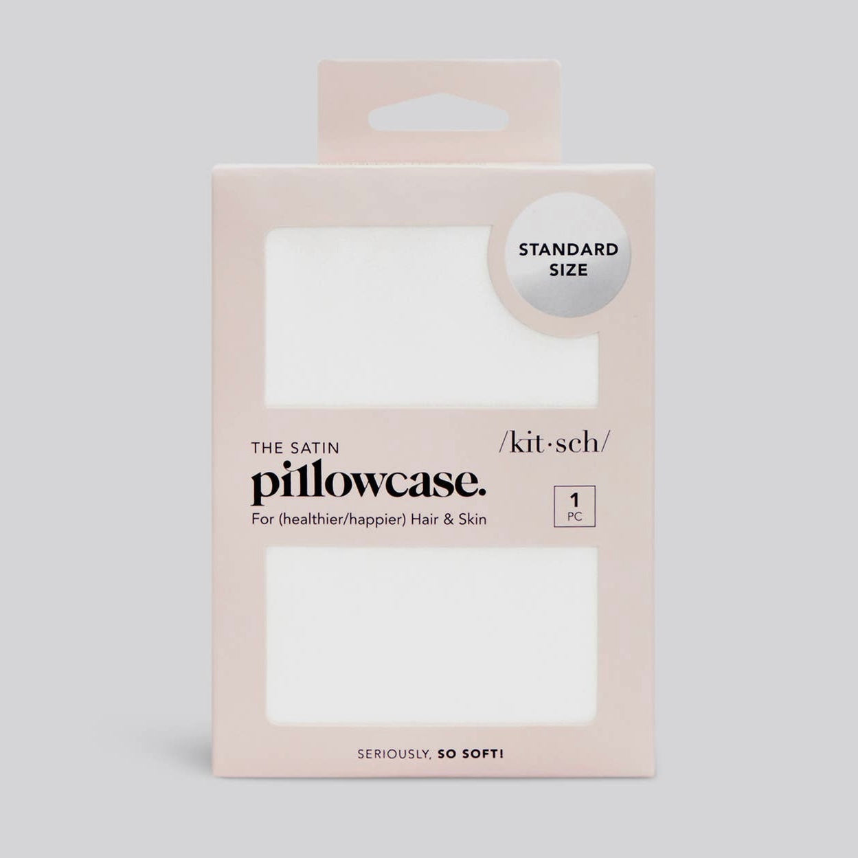 Standard Satin Pillowcase - Ivory