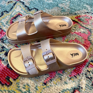 MIA Little Kiana Rose Gold Sandals