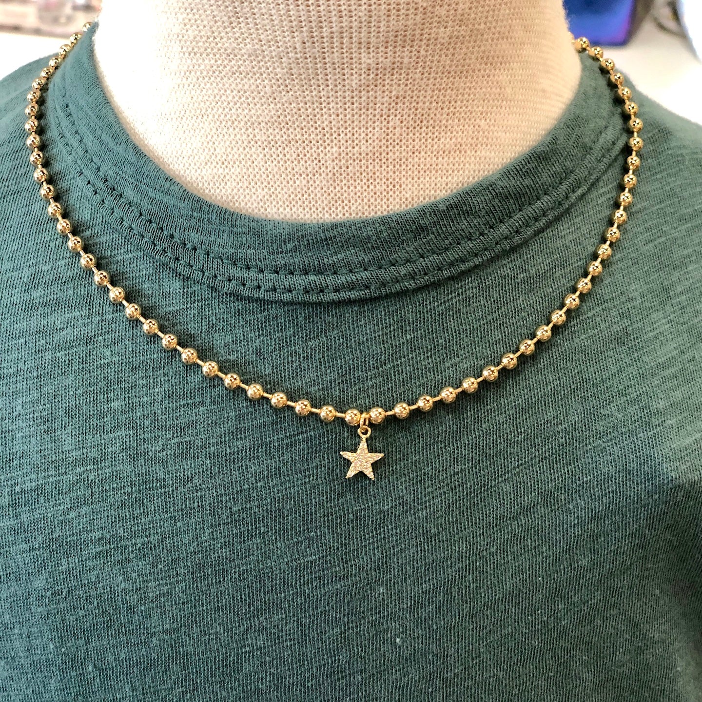 Charm & Ball Choker Necklace