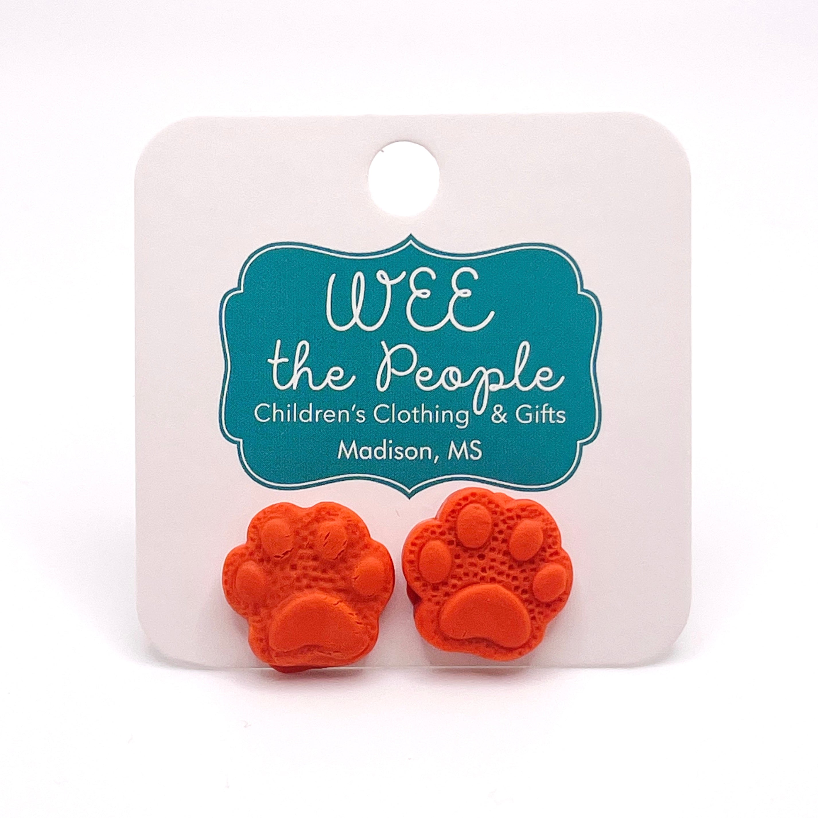 15mm Clay Paw Studs