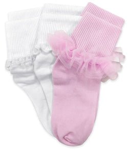 Jefferies Ruffle 3 Pack Socks