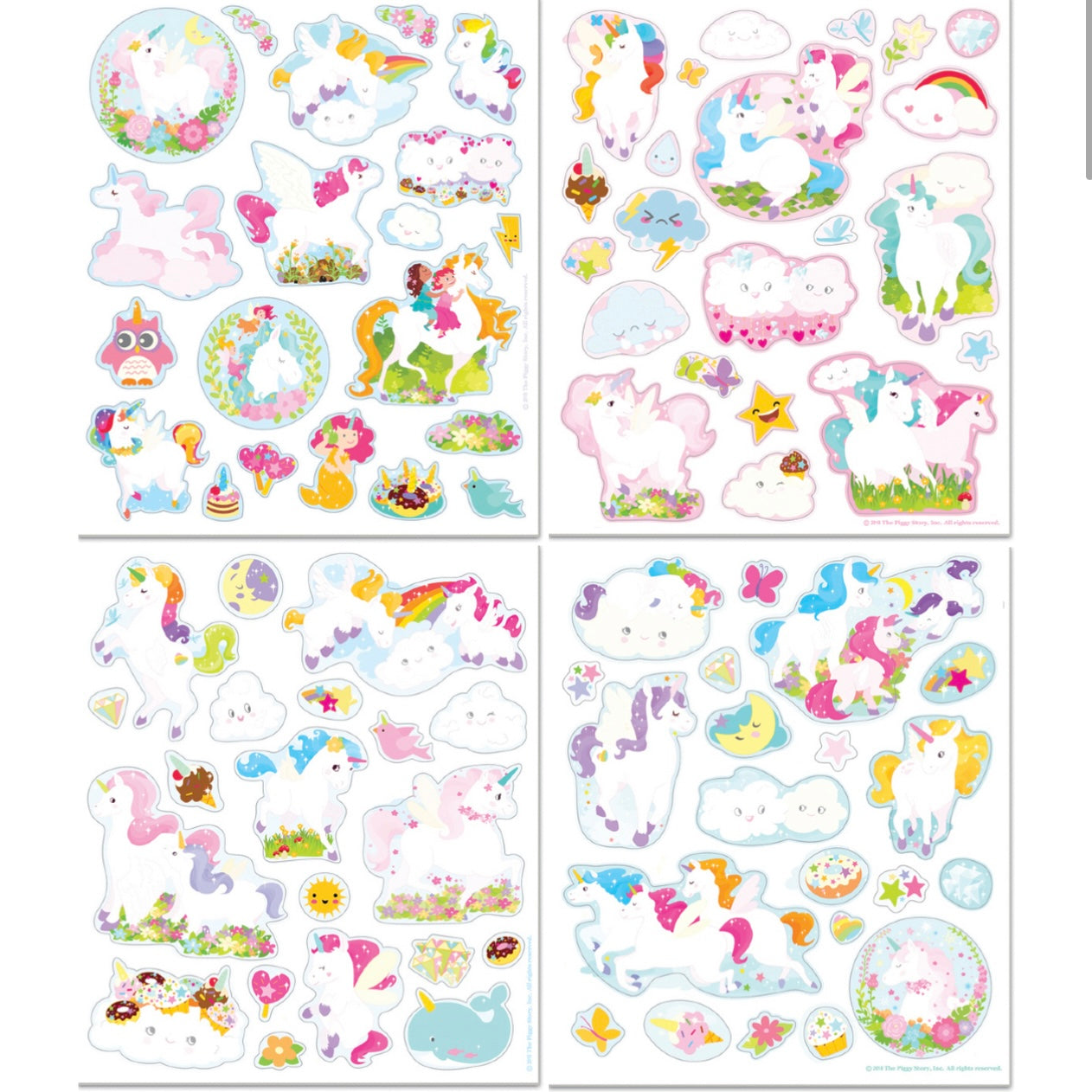 Unicorn Land Sticker Activity Tote