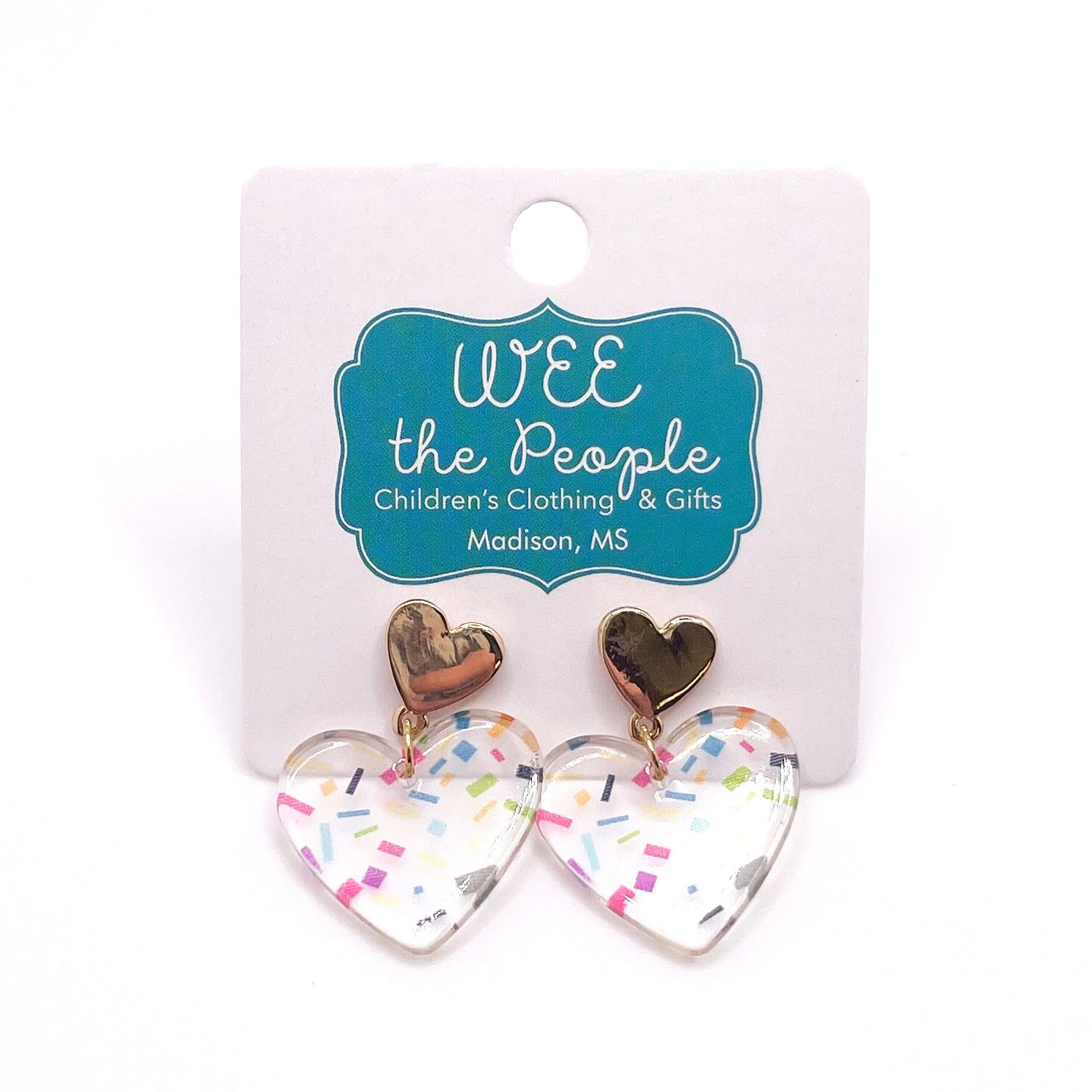 Acrylic Heart Earring
