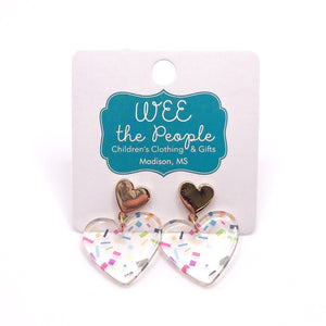 Acrylic Heart Earring