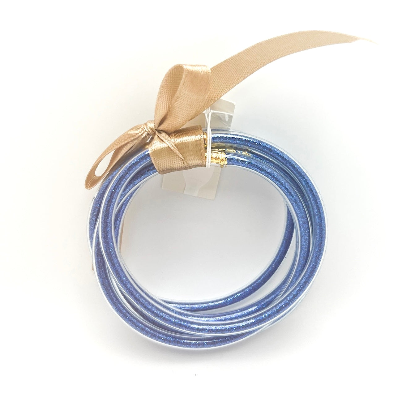 Blue Flexible Bangle Set