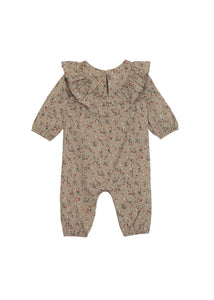 Berry & Olive Wreath Romper