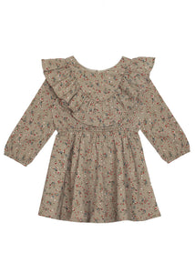 Berry & Olive Wreath Dress
