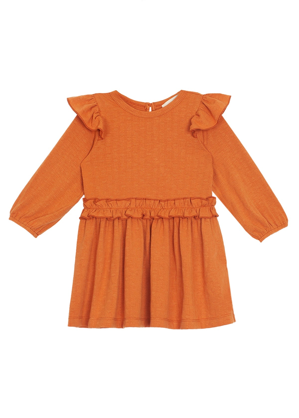 Tangerine Textured Dress
