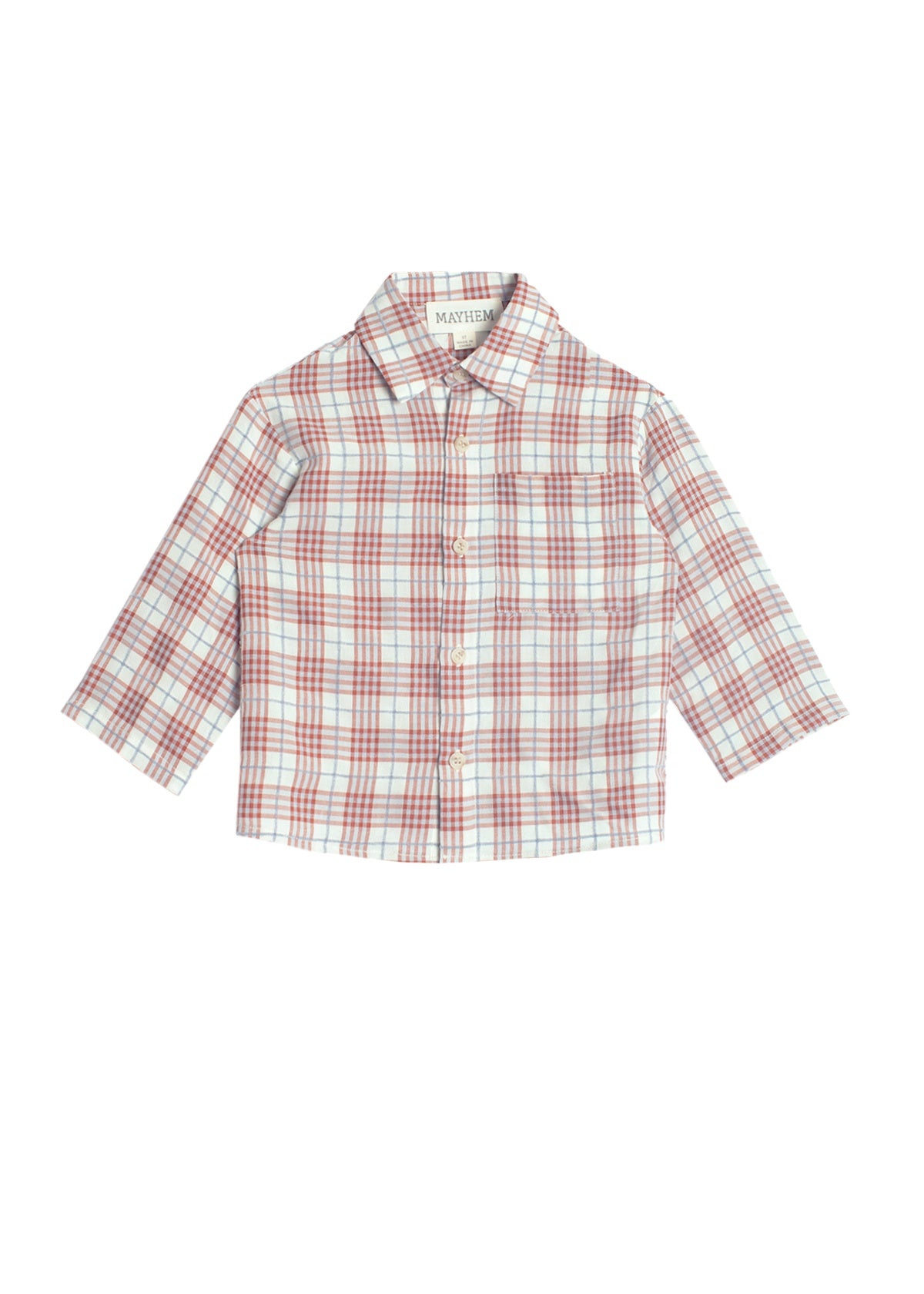 Mayhem Plaid Long Sleeve Top