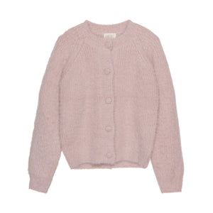 Pink Glitter Knit Cardigan