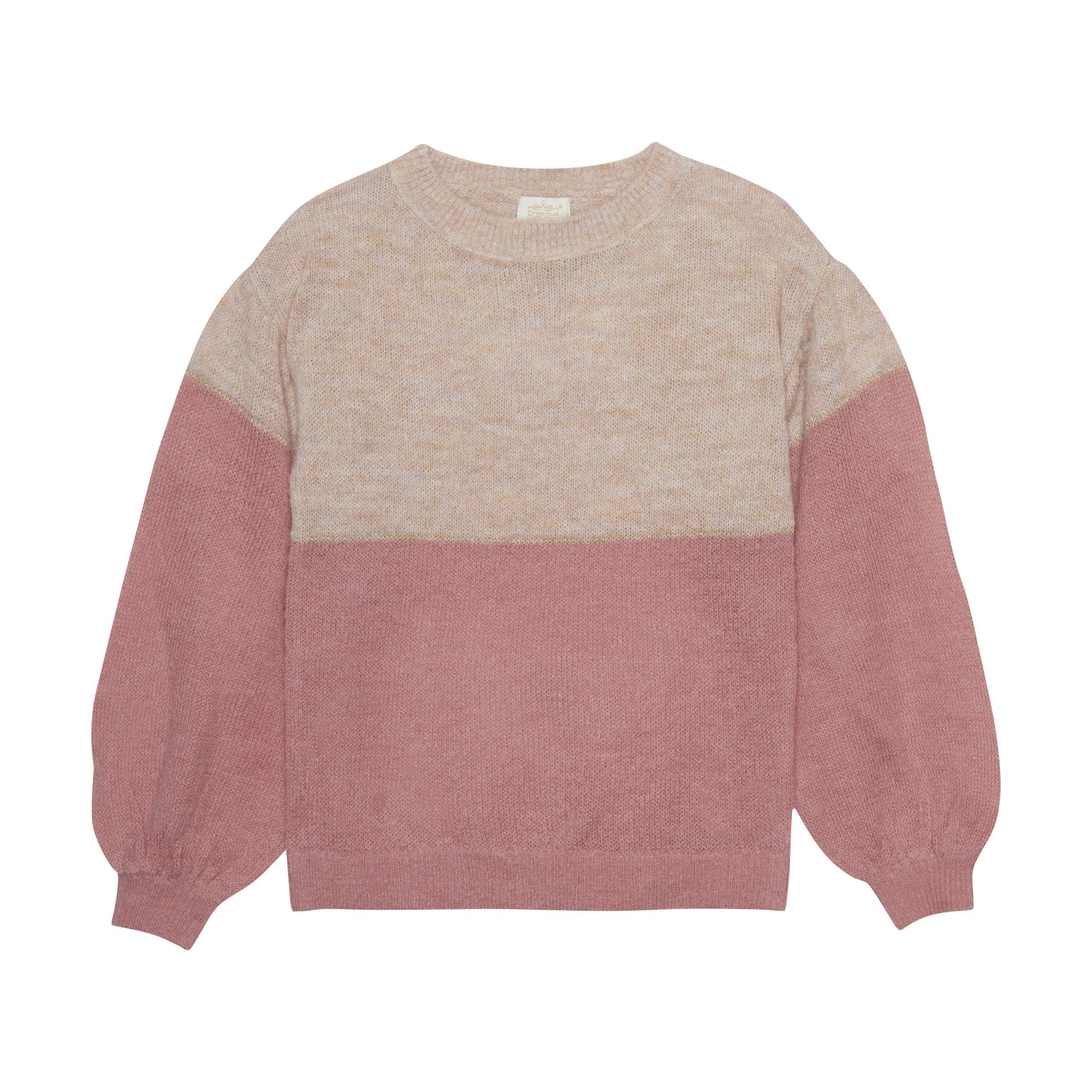 Two Color Knit Sweater