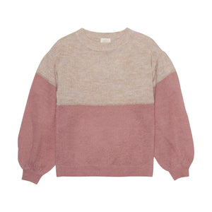 Two Color Knit Sweater