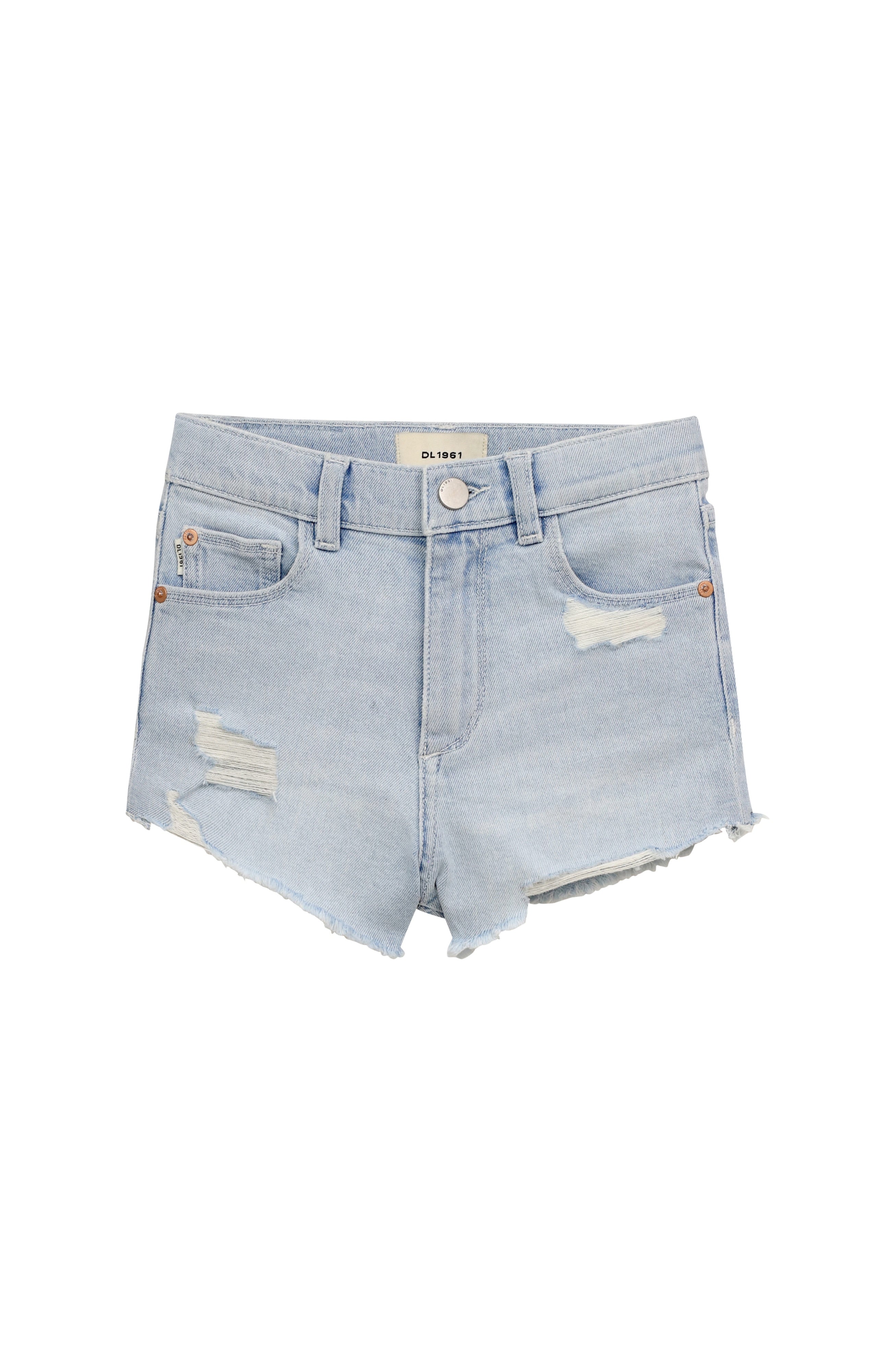 DL1961 Lucy Poolside Distressed Shorts