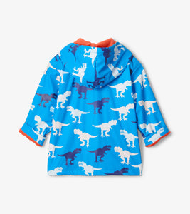 Hatley Giant T-Rex Color-Changing Raincoat