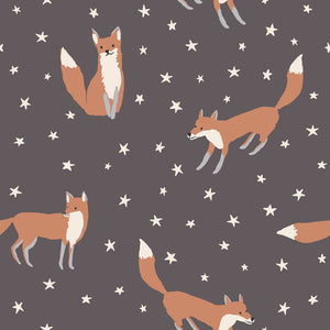 Sweet Bamboo Night Foxes Footie