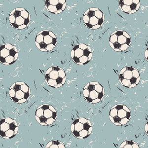 Sweet Bamboo Teal Soccer Footie
